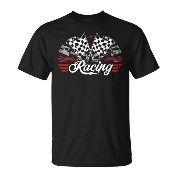 Custom Racing Team Front T-shirt