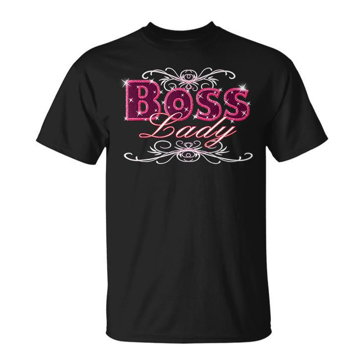Cute Boss Lady Bling Decorative T-shirt