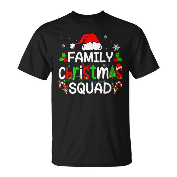 Cute Family Christmas Squad Xmas Family Men Women Mom Dad Unisex T-Shirt