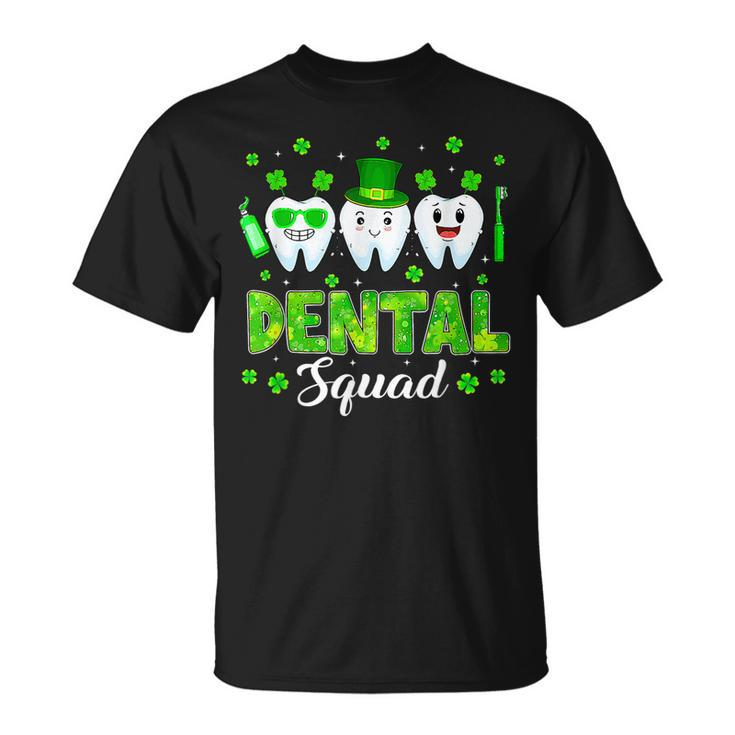 Cute Tooth Leprechaun Hat Dental Squad St Patricks Day T-Shirt