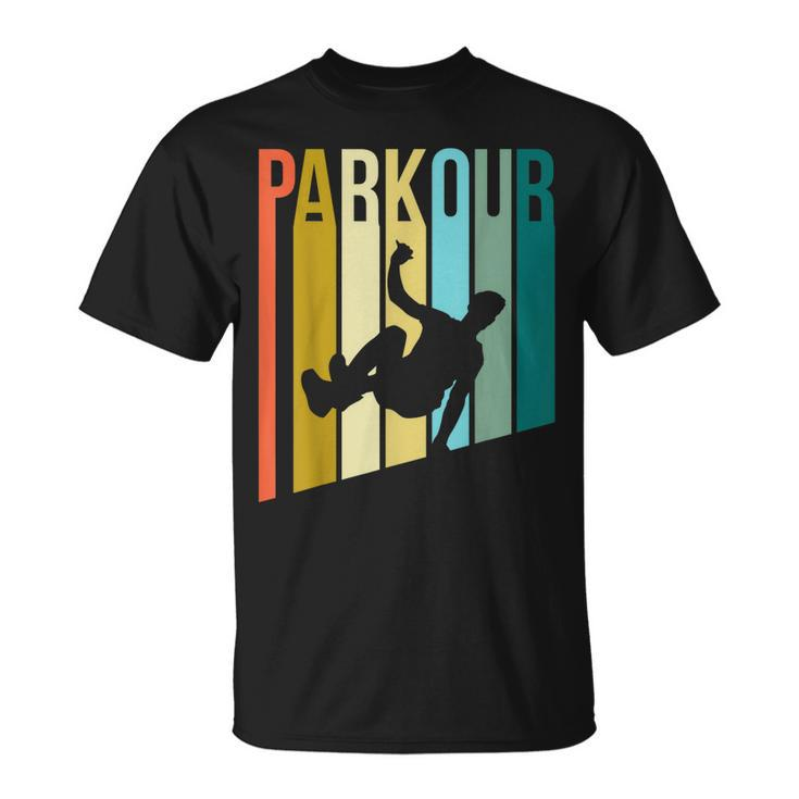 Cute Traceur Parkour Retro Traceur Freerunning Silhouette  Unisex T-Shirt