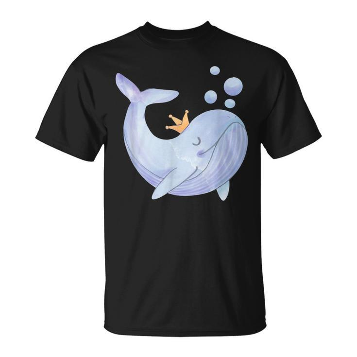 Cute Whale Illustration Classic T-shirt