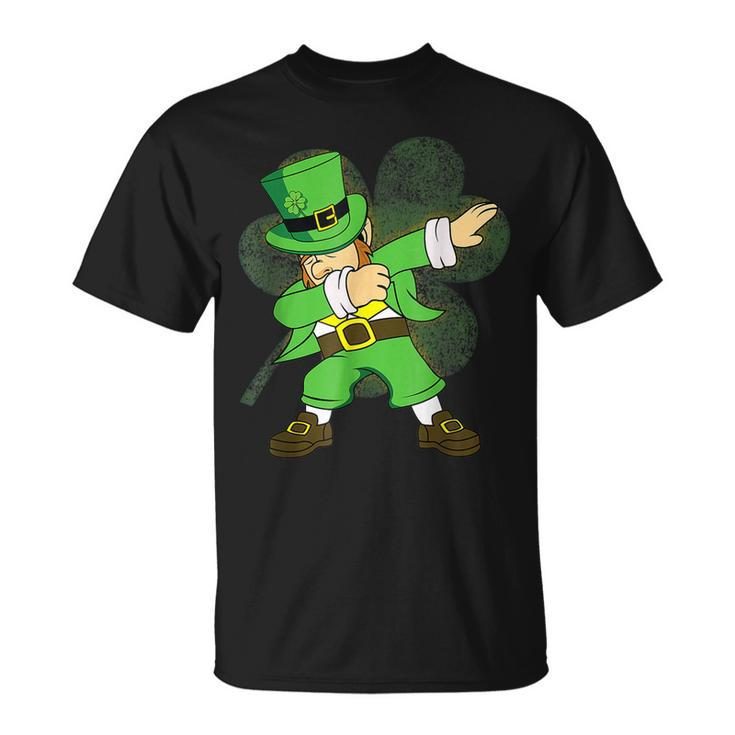 Dabbing Leprechaun St Patricks Day Irish Dab Dance T-Shirt