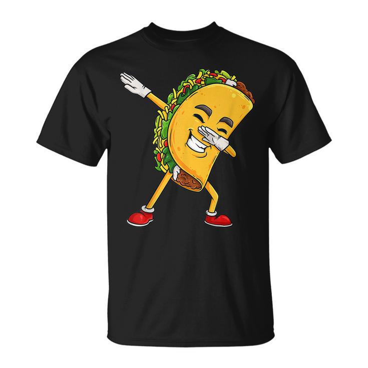 Dabbing Taco Cinco De Mayo Funny Kids Boys Mexican Food Dab  Unisex T-Shirt