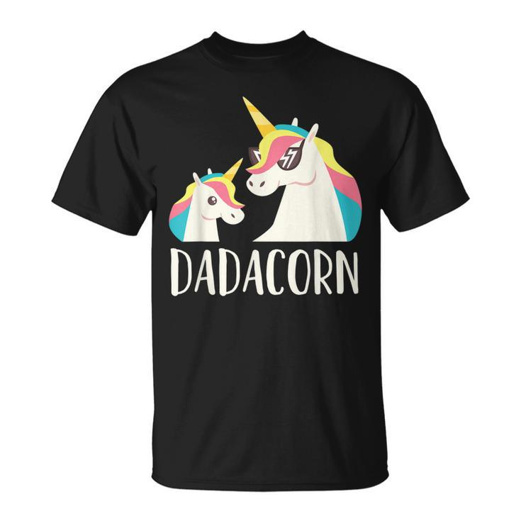 Dadacorn Father Daughter Unicorn Gift Unisex T-Shirt