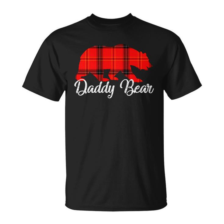 Daddy Bear Buffalo Plaid Unisex T-Shirt