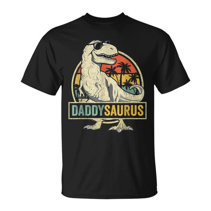 Daddy Saurus T Rex Dinosaur Men Daddysaurus Family Matching  Unisex T-Shirt