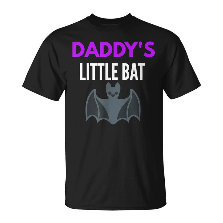 Daddys Litttle Bat Ddlg Little Space Funny Halloween Gift Unisex T-Shirt