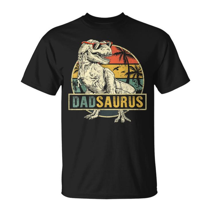 Dadsaurus T Rex Dinosaur Dad Saurus Family Matching Unisex T-Shirt