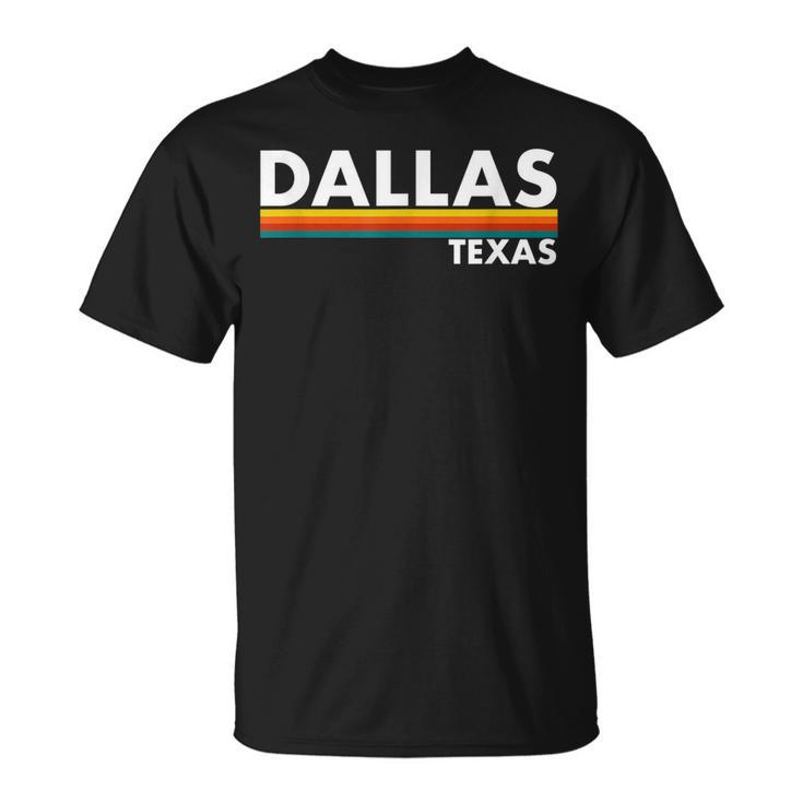 Dallas - Texas - Throwback Design - Classic  Unisex T-Shirt