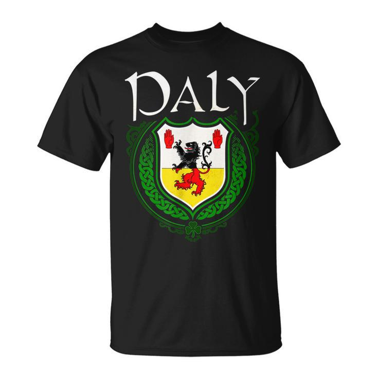 Daly Surname Irish Last Name Daly Family Crest  Unisex T-Shirt