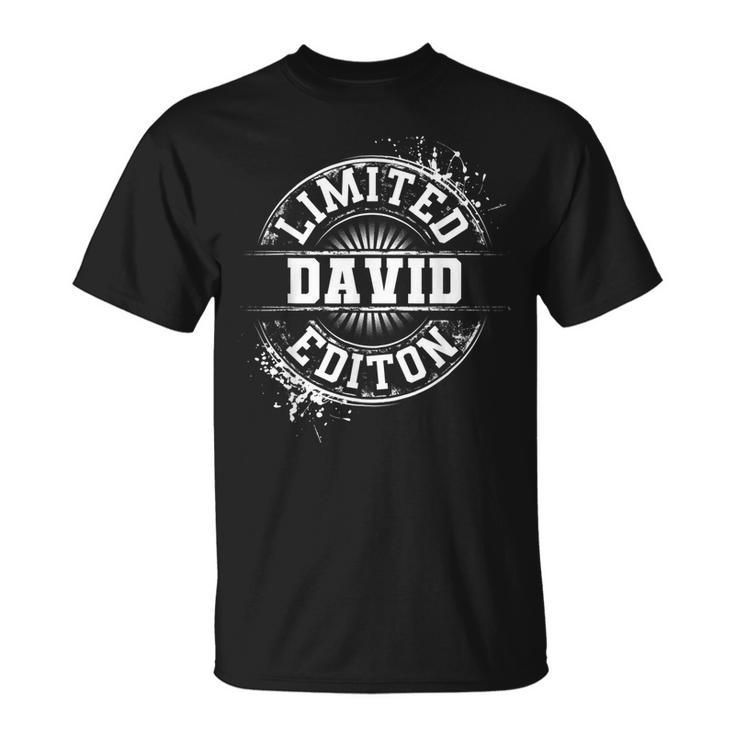 David Surname Family Tree Birthday Reunion Idea T-Shirt