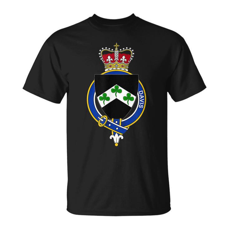 Davis Coat Of Arms Family Crest Unisex T-Shirt