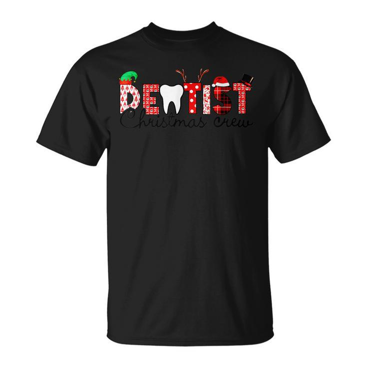 Dentist Christmas Crew Dental Hygiene Xmas T-shirt