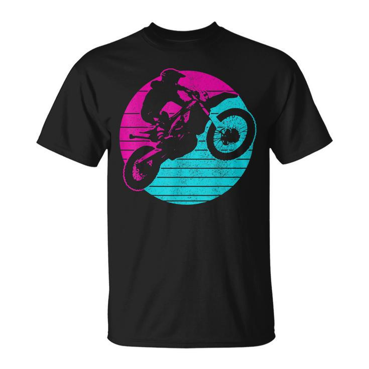 Dirt Bike Retro Vintage Motocross Mx Racing Biker Unisex T-Shirt