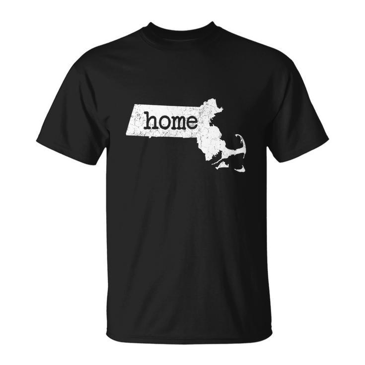 Distressed Massachusetts Home Shirt Massachusetts Shirt T-shirt
