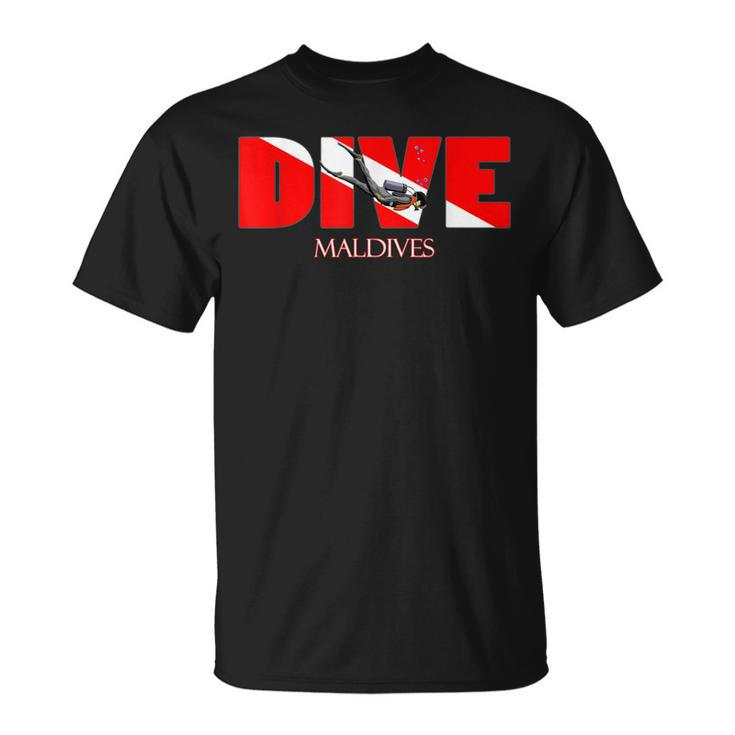 Dive Maldives Scuba Diving Snorkeling T-shirt