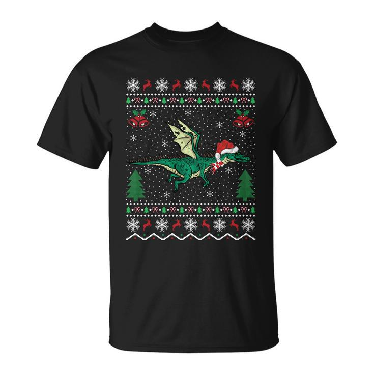 Dragon Lover Xmas Gift Ugly Dragon Christmas Great Gift Unisex T-Shirt