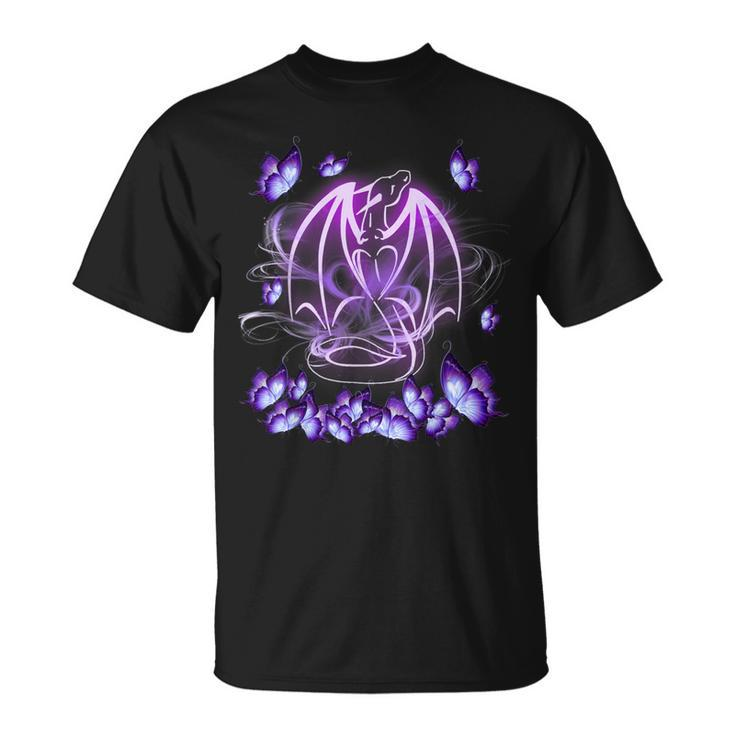 Dragon Magical Purple  Unisex T-Shirt