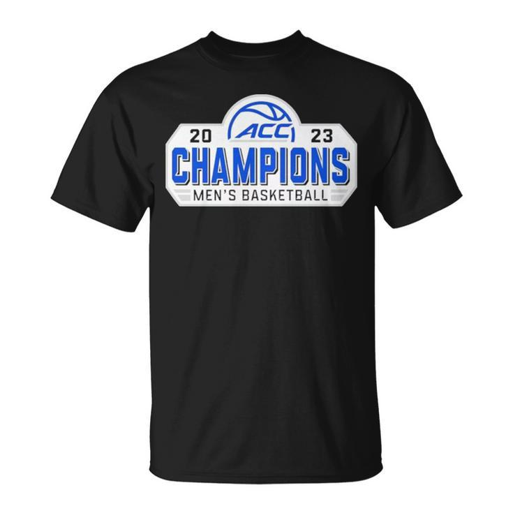 Duke 2023 Acc Men’S Basketball Champions Unisex T-Shirt