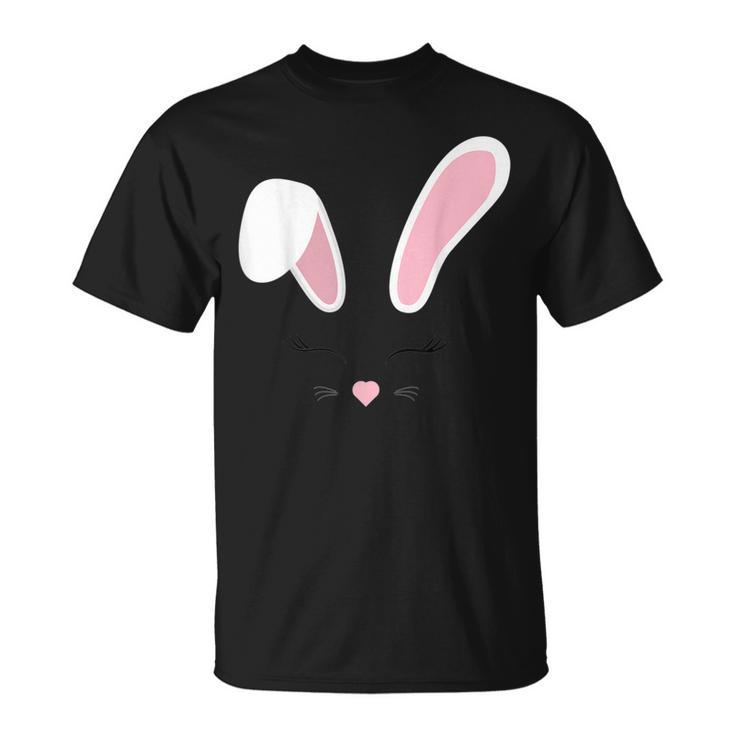 Easter Bunny Rabbit Happy Easter Day Egg Print Cute T-Shirt