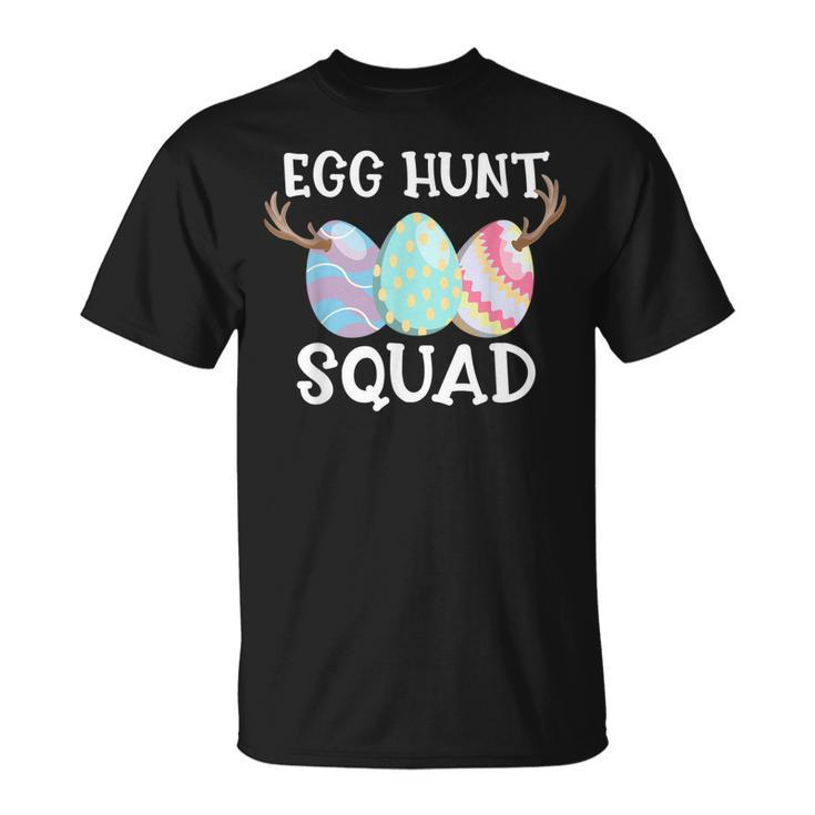 Easter Egg Hunt Squad Funny Happy Hunting Matching Cute  Unisex T-Shirt