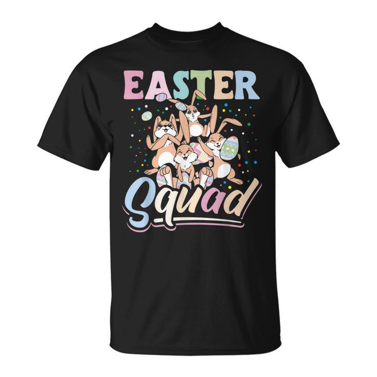 Easter Squad Bunnies Easter Egg Hunting Bunny Rabbit  Unisex T-Shirt