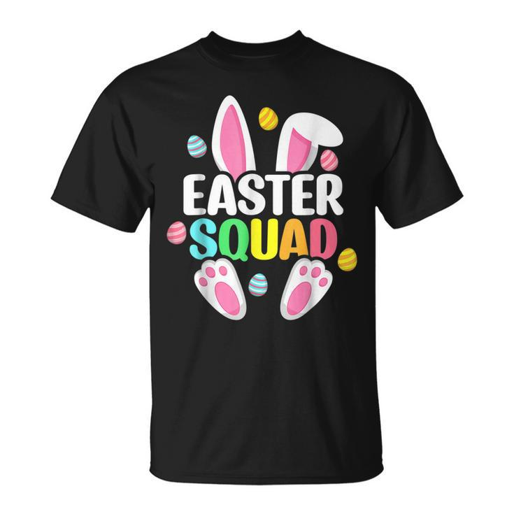 Easter Squad Family Matching Easter Day Bunny Egg Hunt Group  Unisex T-Shirt