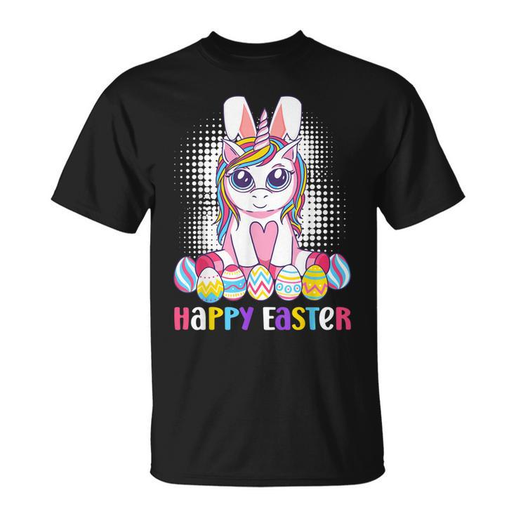Easter Unicorn  Bunny Boys Girls Kids Happy Easter  Unisex T-Shirt