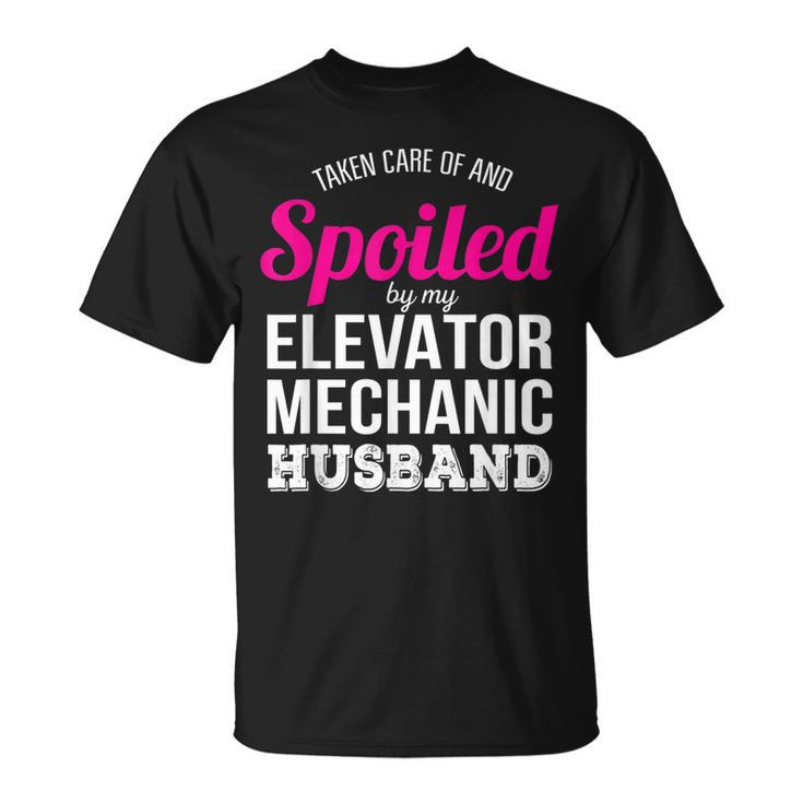 Elevator Mechanic Wife Anniversary T-shirt