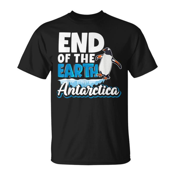 End Of The Earth Ice Expedition Adventure Antarctica  Unisex T-Shirt