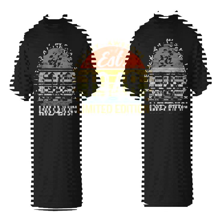 Est 1948 Limited Edition 75Th Birthday Vintage 75 Year Old Unisex T-Shirt