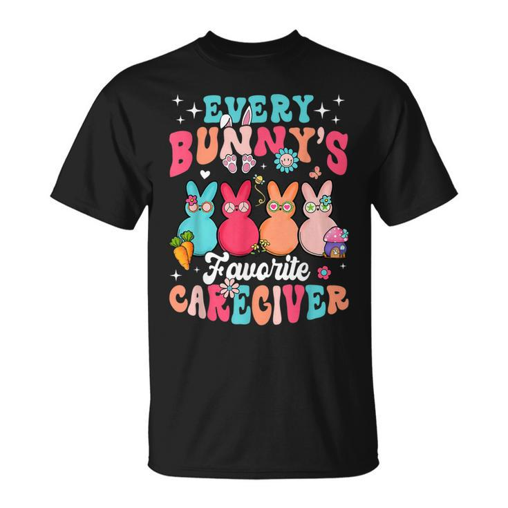 Every Bunnys Favorite Caregiver Bunny Happy Easter Day 2023  Unisex T-Shirt