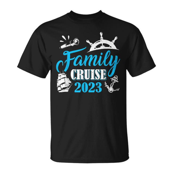 Family Cruise 2023 Cruise Boat Trip Family Matching 2023  Unisex T-Shirt