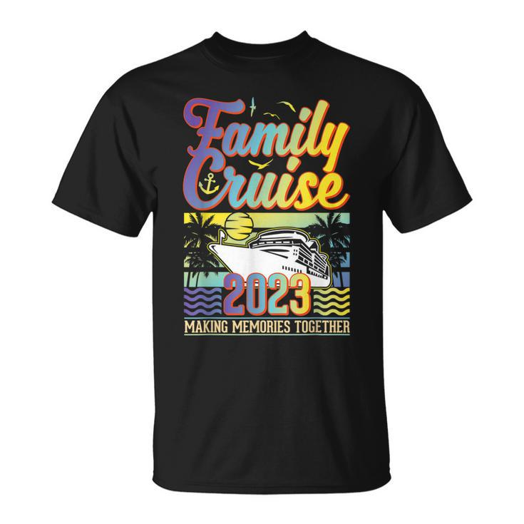 Family Cruise 2023 Cruising Ship Summer Vacation Travel  Unisex T-Shirt