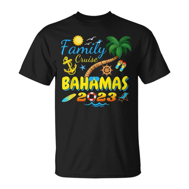 Family Cruise Bahamas 2023 Matching Group Summer Vacation  Unisex T-Shirt