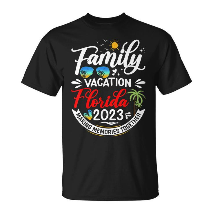 Family Vacation Florida 2023 Beach Summer Vacation 2023  Unisex T-Shirt