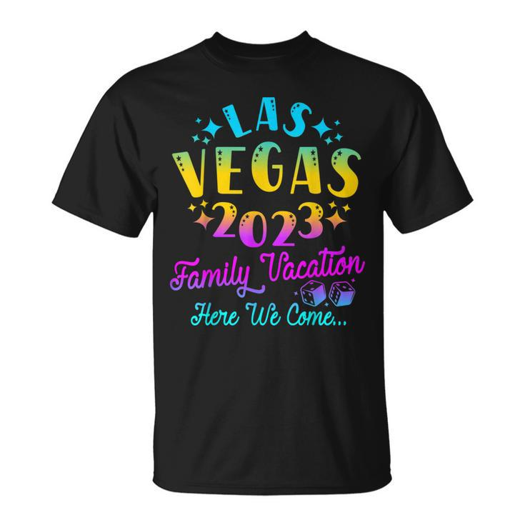 Family Vacation Las Vegas 2023 Matching Family Trip Group  Unisex T-Shirt