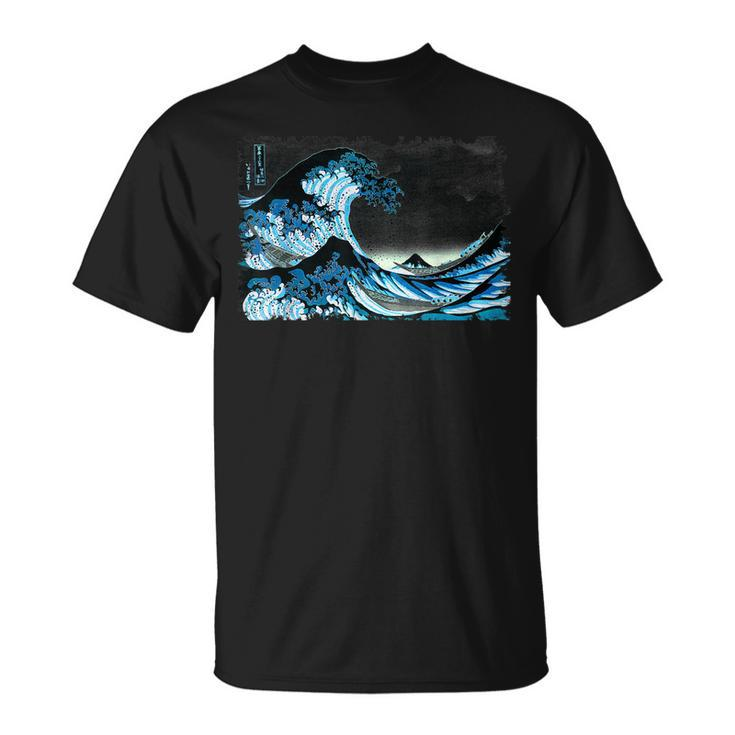 Famous Vintage Japanese Art Great Wave Remix Stylish Design  Unisex T-Shirt