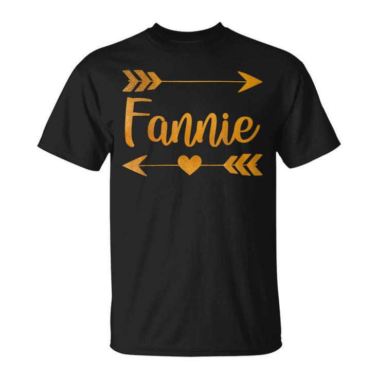 Fannie Personalized Name Birthday Custom Mom Idea T-shirt