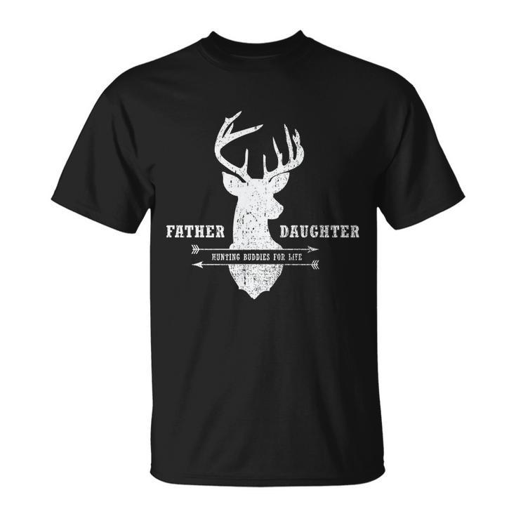 Father Daughter Hunting Unisex T-Shirt