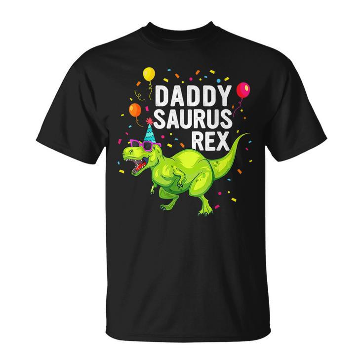 Father Day Daddysaurus T Rex Dinosaur Daddy Family Matching  Unisex T-Shirt