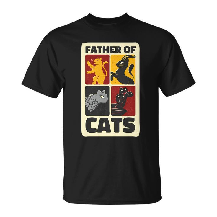Father Of Cats Funny Unisex T-Shirt
