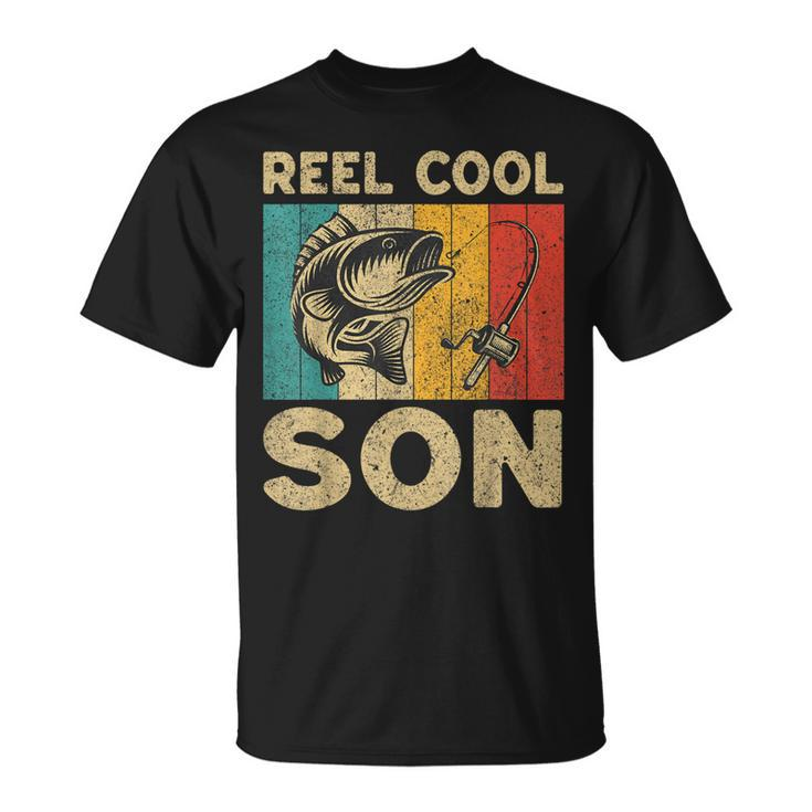 Fathers Day Present Funny Fishing Reel Cool Son  Unisex T-Shirt