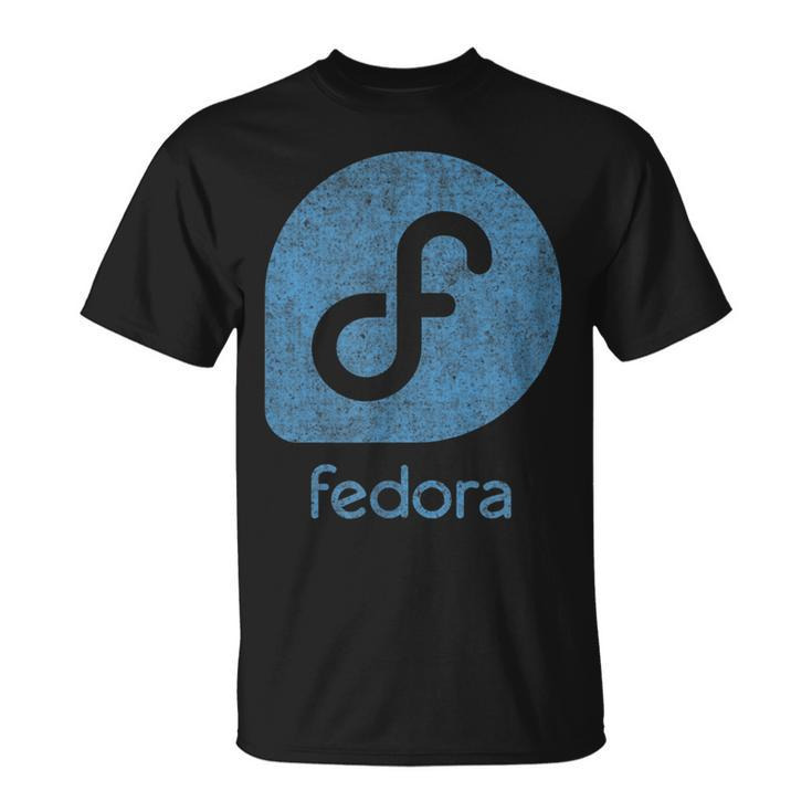 Fedora Linux Workstations Servers Iot Internet Of Things T-Shirt