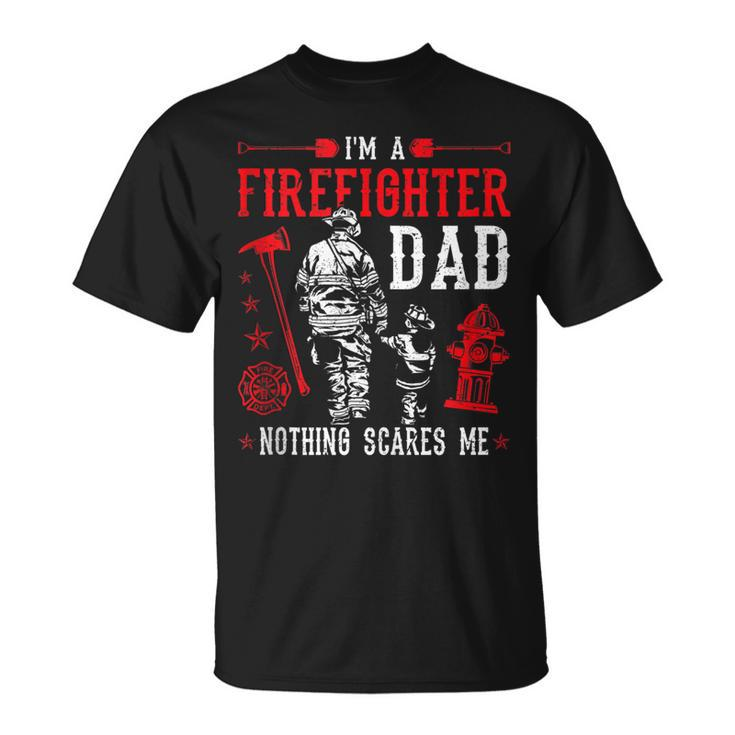 Mens Firefighter Dad Fire Rescue Fire Fighter T-Shirt