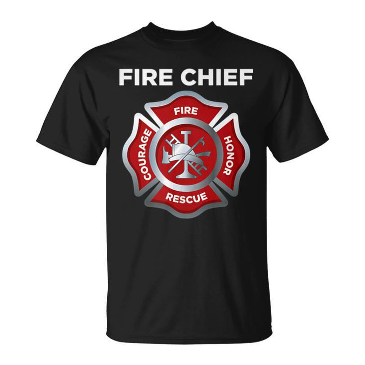 Firefighter Firefighting Fireman Fire Chief T-Shirt