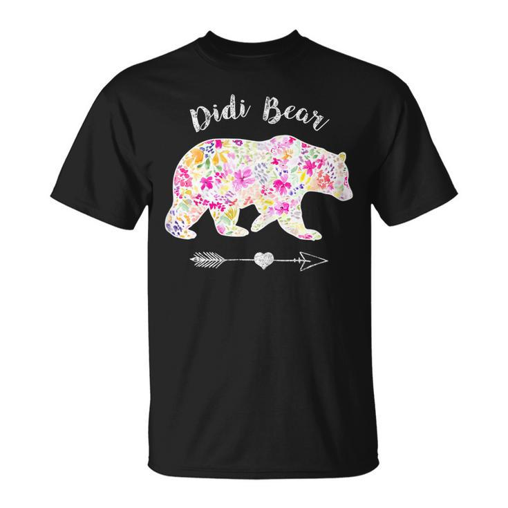 Womens Floral Didi Bear T-shirt