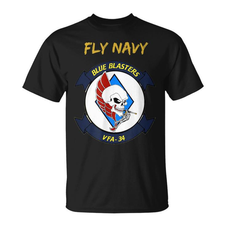 Fly Navy Vfa34AviationMilitary Gift For Mens Unisex T-Shirt