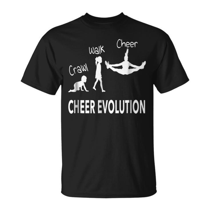 Flyer Cheer Evolution Cheerleading Unisex T-Shirt